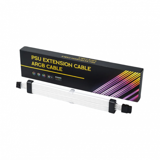 Asiahorse 12VHPWR ARGB PSU Extension Cable - Black Asiahorse 12VHPWR ARGB PSU Extension Cable - Black