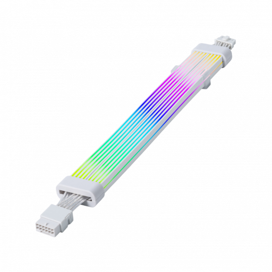 Asiahorse 12VHPWR ARGB PSU Extension Cable - White Asiahorse 12VHPWR ARGB PSU Extension Cable - White