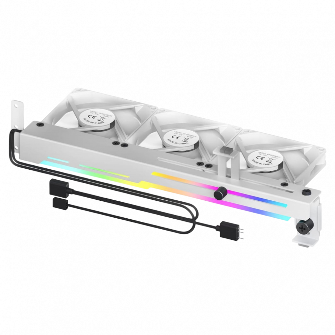 AsiaHorse Graphics Card Cooler with ARGB 5V 3Pin LED and Three 80mm ...