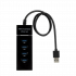 USB 3.0 Hub – 4-Port - Black