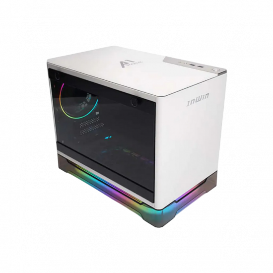 Inwin A1 Prime ITX Case With 750w PSU Gaming Case - White Inwin A1 Prime ITX Case With 750w PSU Gaming Case - White