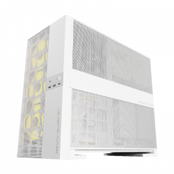 Geometric Future M5 Vent - Mid Tower - E-ATX / ATX - High Airflow - 5x 140mm ARGB PWM Fans - Gaming Case - White Geometric Future M5 Vent - Mid Tower - E-ATX / ATX - High Airflow - 5x 140mm ARGB PWM Fans - Gaming Case - White