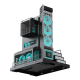 ALSEYE Gaming Case - CommandDock - Black ALSEYE Gaming Case - CommandDock - Black