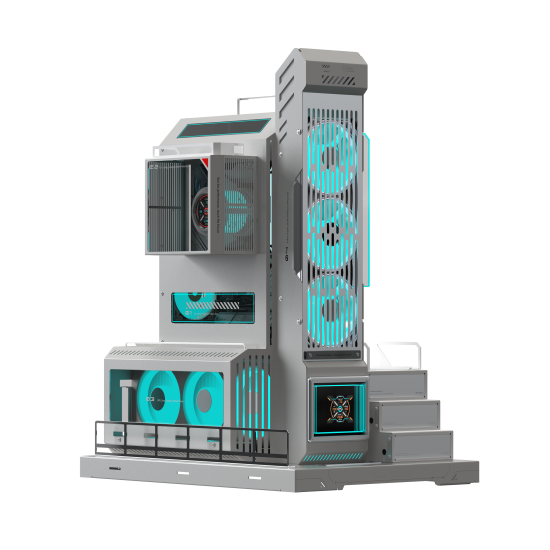 ALSEYE Gaming Case - CommandDock - White ALSEYE Gaming Case - CommandDock - White