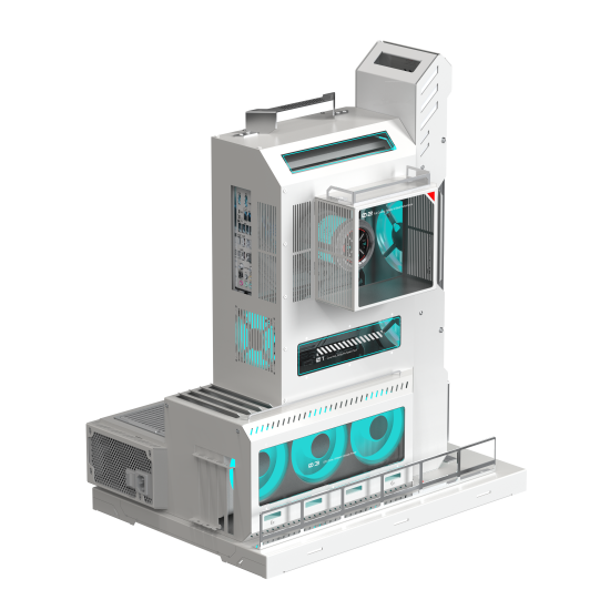 ALSEYE Gaming Case - CommandDock - White ALSEYE Gaming Case - CommandDock - White