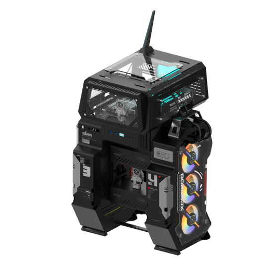 ALSEYE Gaming Case - MechaVault ATX - Black ALSEYE Gaming Case - MechaVault ATX - Black