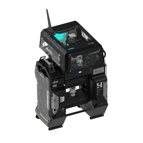 ALSEYE Gaming Case - MechaVault ATX - Black ALSEYE Gaming Case - MechaVault ATX - Black
