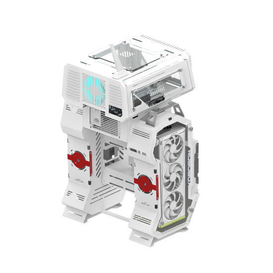 ALSEYE Gaming Case - MechaVault ATX - White ALSEYE Gaming Case - MechaVault ATX - White