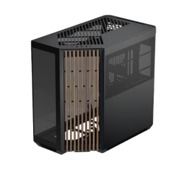APNX V1 ATX Mid Tower v3 (Glass Edition Wood) - Black