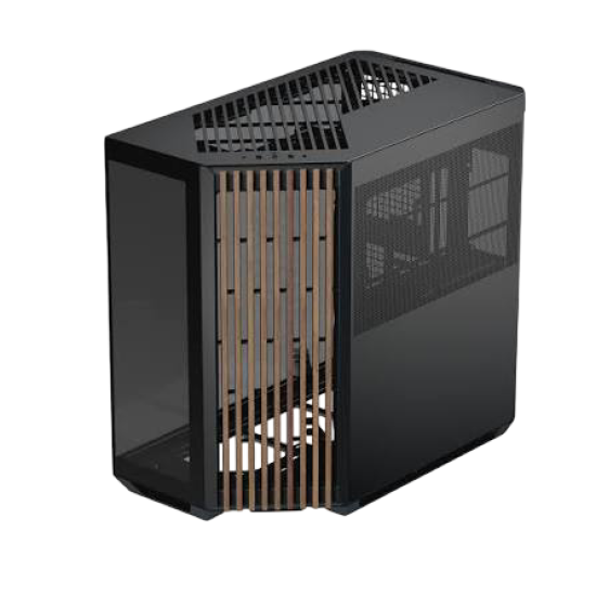 APNX V1 ATX Mid Tower v3 (Glass Edition Wood) - Black