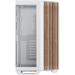 APNX V1 ATX Mid Tower v3 (Glass Edition Wood) - White