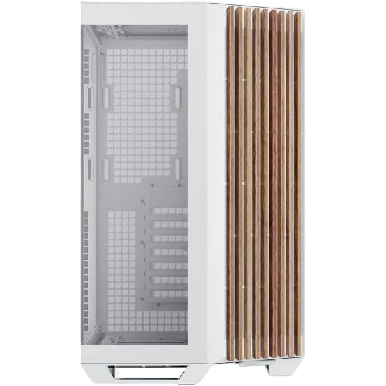 APNX V1 ATX Mid Tower v3 (Glass Edition Wood) - White
