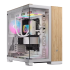 Corsair 6500X Tempered Glass Mid-Tower Case - White/Bamboo Wood