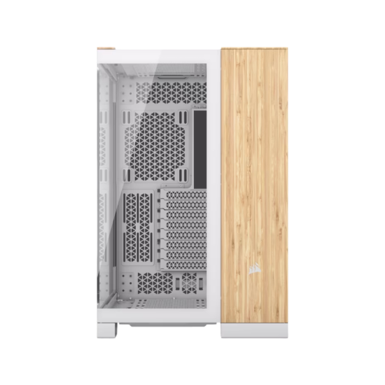 Corsair 6500X Tempered Glass Mid-Tower Case - White/Bamboo Wood Corsair 6500X Tempered Glass Mid-Tower Case - White/Bamboo Wood