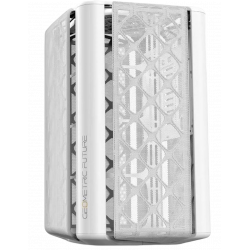 Geometric Future M2 THE ARK - mATX / Mini ITX - Mesh Panel - High Airflow - Gaming Case - White