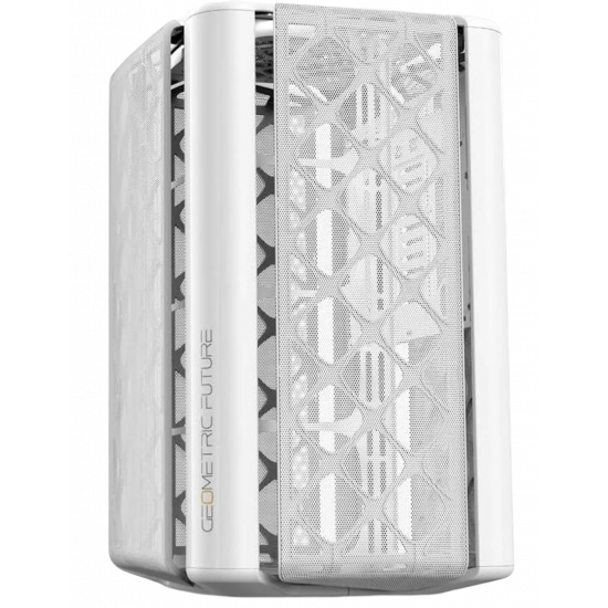 Geometric Future M2 THE ARK - mATX / Mini ITX - Mesh Panel - High Airflow - Gaming Case - White Geometric Future M2 THE ARK - mATX / Mini ITX - Mesh Panel - High Airflow - Gaming Case - White