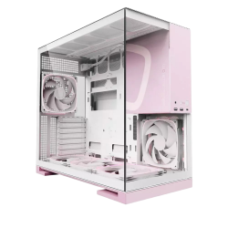 Geometric Future M5 Vent - Mid Tower - E-ATX / ATX - High Airflow - 5x 140mm ARGB PWM Fans - Gaming Case - White / Pink