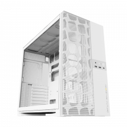 Geometric Future M5 Vent - Mid Tower - E-ATX / ATX - High Airflow - 5x 140mm ARGB PWM Fans - Gaming Case - White