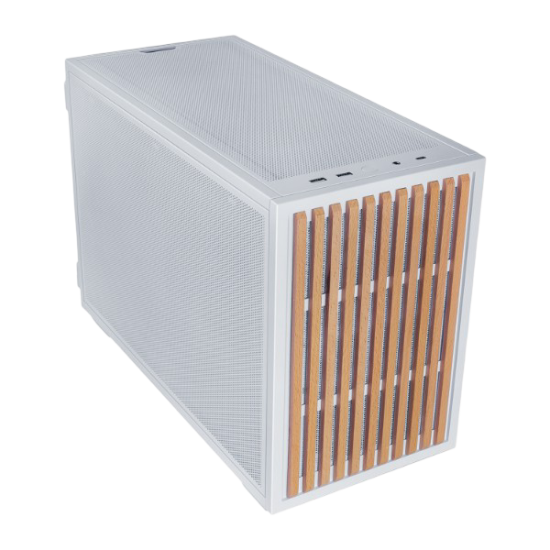 Lian Li B4 mATX Wood Case - White Lian Li B4 mATX Wood Case - White