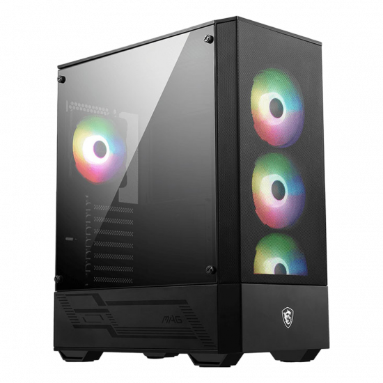 MSI MAG Forge 112 R Micro-ATX Tower Black Gaming Case MSI MAG Forge 112 R Micro-ATX Tower Black Gaming Case