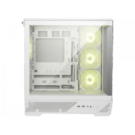 MSI MAG PANO 130R PZ - Mid Tower - Back-Connect ATX / mATX - USB Type-C 20Gbps - Gaming Case - White