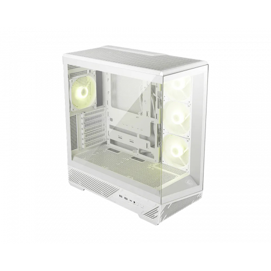 MSI MAG PANO 130R PZ - Mid Tower - Back-Connect ATX / mATX - USB Type-C 20Gbps - Gaming Case - White