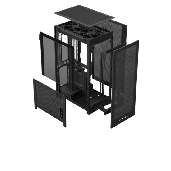 NZXT H2 Flow Mini ITX Tower Case - Matte Black NZXT H2 Flow Mini ITX Tower Case - Matte Black