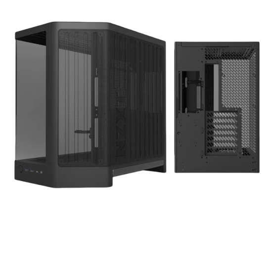 NZXT H6 RGB+ Compact Dual-chamber ATX Case - Black