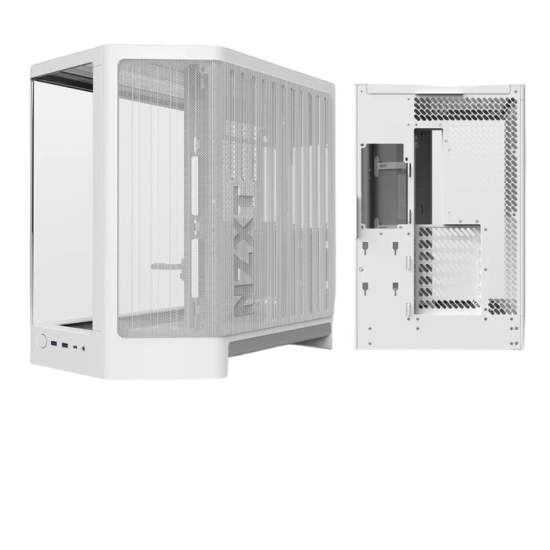 NZXT H6 RGB+ Compact Dual-chamber ATX Case - White