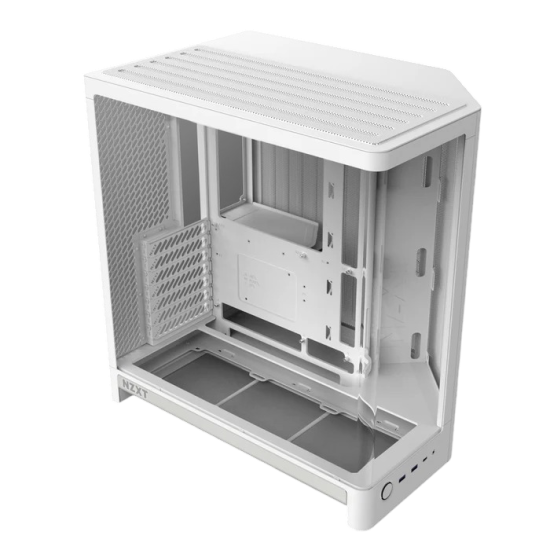 NZXT H6 Compact Dual-chamber ATX Case - White NZXT H6 Compact Dual-chamber ATX Case - White