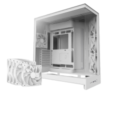 NZXT H9 Flow Edition ATX Mid Tower Case - Matte White