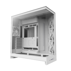 NZXT H9 Flow Edition ATX Mid Tower Case - Matte White