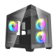 darkFlash C275P M-ATX Case with 3 Fans - Black darkFlash C275P M-ATX Case with 3 Fans - Black