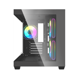 darkFlash C275P M-ATX Case with 3 Fans - Black darkFlash C275P M-ATX Case with 3 Fans - Black