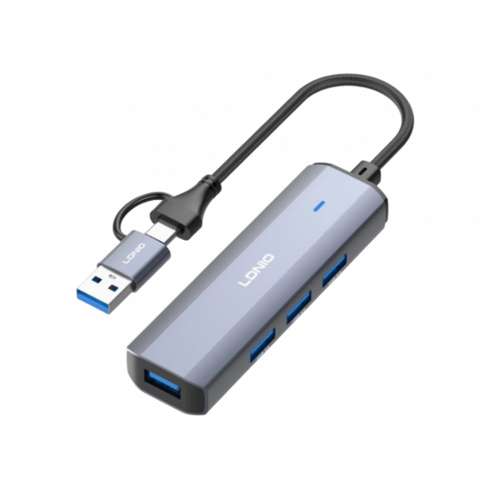 LDNIO DS-114UC USB 3.0 Hub Dual Connector