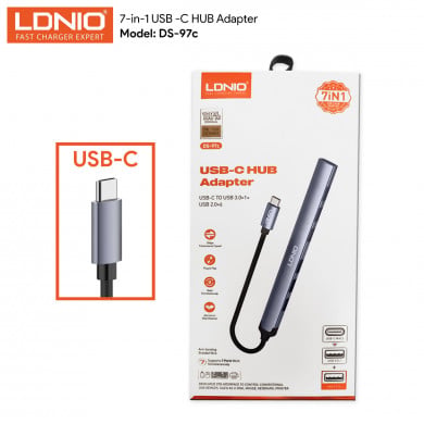 LDNIO DS-97C Type-C USB 3.0 + USB 2.0 Hub