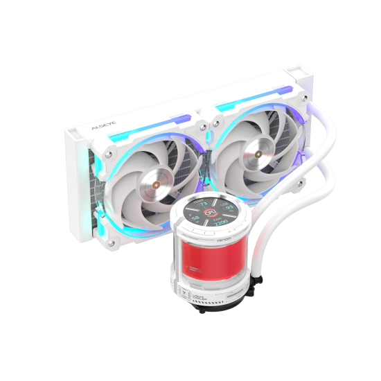 ALSEYE Liquid Cooler - HydroVision 240 - White
