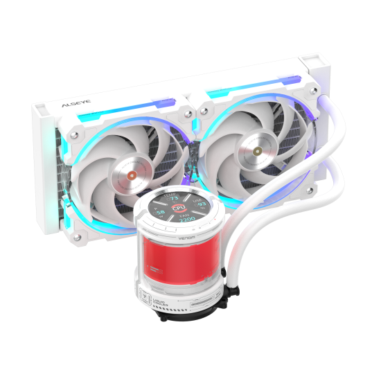 ALSEYE Liquid Cooler - HydroVision 240 - White