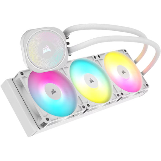 Corsair Nautilus 360 RS ARGB Liquid CPU Cooler - White