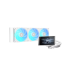 DeepCool LT360 VISION ARGB 360mm AIO Liquid CPU Cooler – White