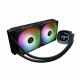 Gamdias Aura GL240 Digital Liquid Cooler - Black Gamdias Aura GL240 Digital Liquid Cooler - Black