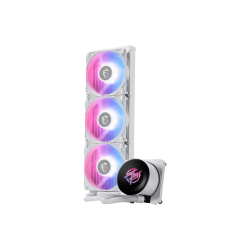MSI MPG CORELIQUID P13 360 - 360mm - ARGB AIO Liquid Cooler - IPS 2.1" LCD - Triple 120mm PWM Fans - White MSI MPG CORELIQUID P13 360 - 360mm - ARGB AIO Liquid Cooler - IPS 2.1" LCD - Triple 120mm PWM Fans - White