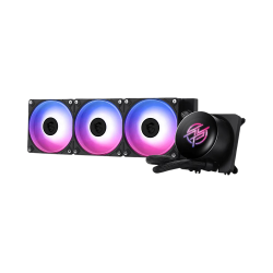 MSI MPG CORELIQUID P13 360 - 360mm - ARGB AIO Liquid Cooler - IPS 2.1" LCD - Triple 120mm PWM Fans - Black