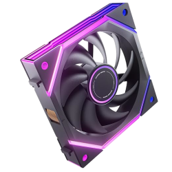 AsiaHorse Nyota Ultra ARGB 120mm Forward Single Fan - Black