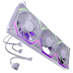 AsiaHorse Nyota Pro ARGB 120mm Forward Triple Fans - White