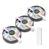 ALSEYE Gaming Fan Kit - VisionFlow Pro Max - 3 Pack - White