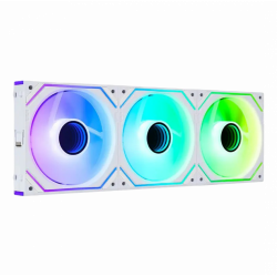 AsiaHorse Dawn Pro ARGB 120mm Forward Triple Fans - White AsiaHorse Dawn Pro ARGB 120mm Forward Triple Fans - White