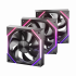 AsiaHorse Nyota ARGB 120mm Forward Triple Fans - Black