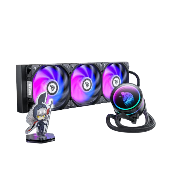 AsiaHorse Wandering Knight WK-A360 360mm ARGB AIO Liquid Cooler - Black AsiaHorse Wandering Knight WK-A360 360mm ARGB AIO Liquid Cooler - Black