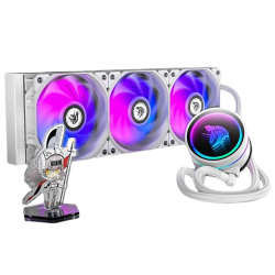 AsiaHorse Wandering Knight WK-A360 360mm ARGB AIO Liquid Cooler - White